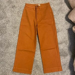 Madewell Slim Emmit Wide-leg Crop, Size 25